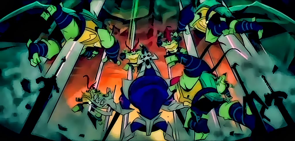 Ninja Turtles vs Shredder