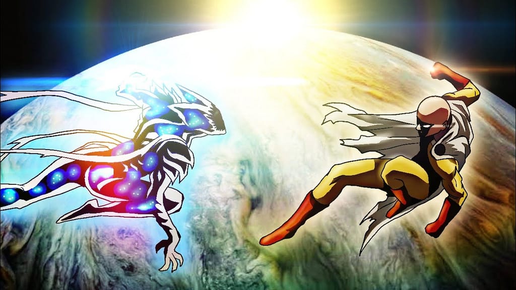 Saitama vs Cosmic Garou