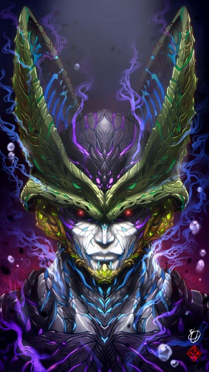 Perfect Cell Abstract Design Art
