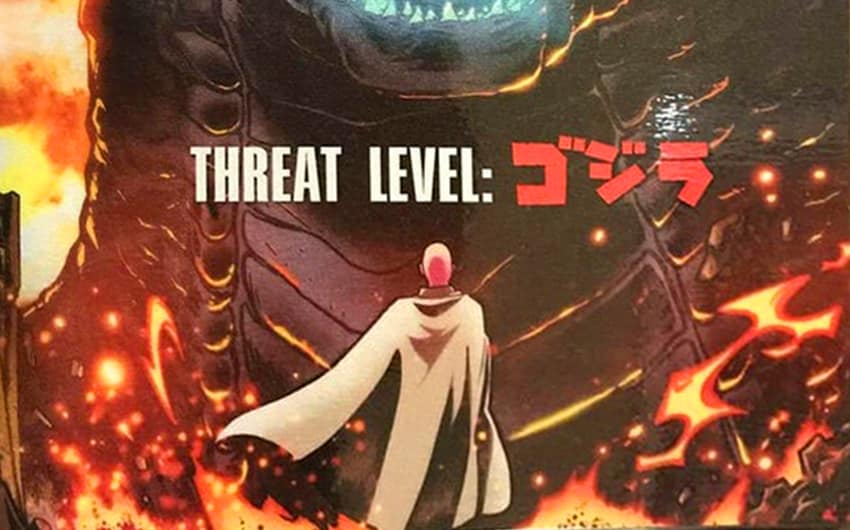 Saitama vs Godzilla (Artwork)