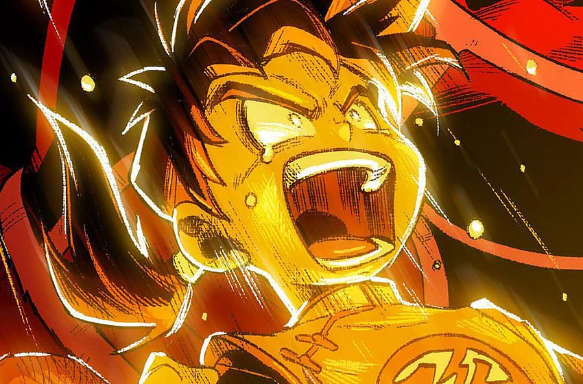 Raditz Shocked By Young Gohan’s Power Level (Art by GodTail)