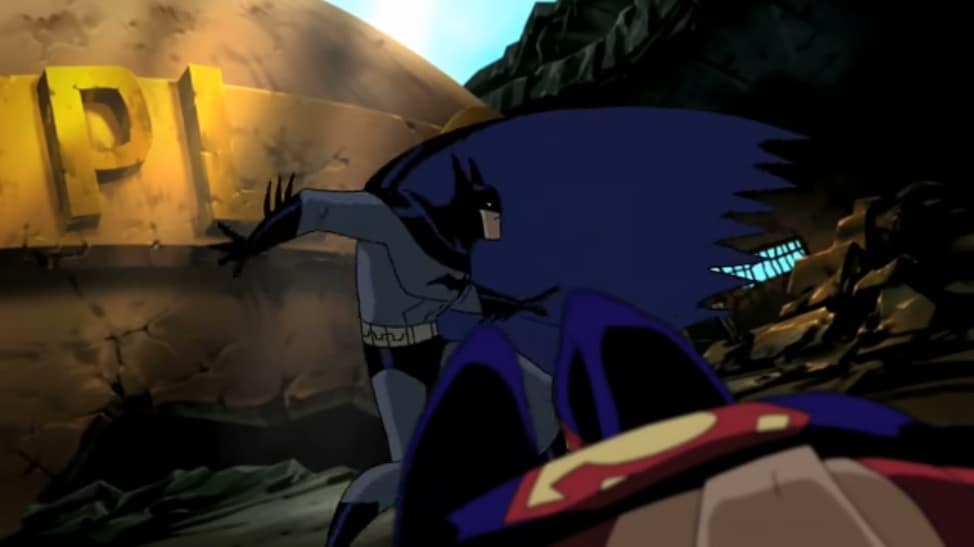 Batman Dodges Omega Beams